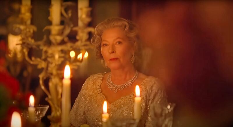 Spencer: Stella Gonet as Queen Elizabeth in the 2021 film by Pablo Larraín. Photograph: Neon