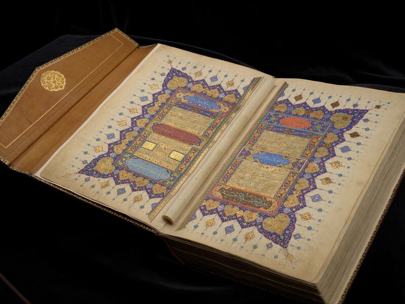 The Ruzbihan Qur’an, from mid-16th century Shiraz in modern-day Iran