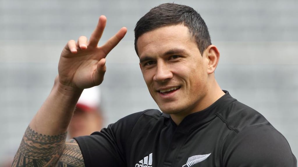 Sonny Bill Williams may line out for Counties Manukau this weekend. Photograph: Inpho