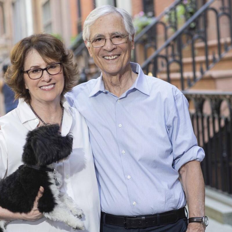 Delia Ephron with her second husband Peter Rutter. Photograph: Elena Seibert