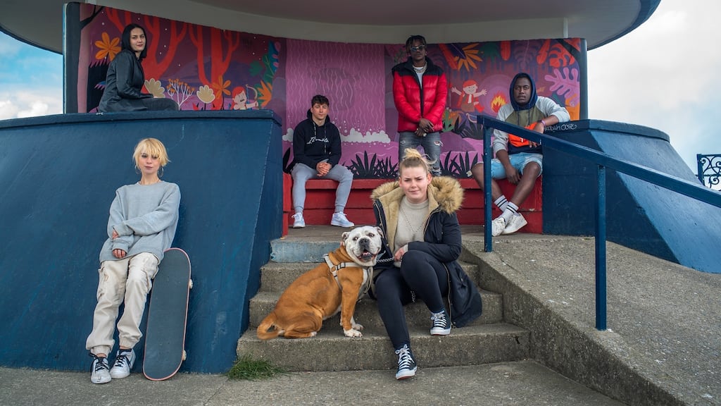 Some of the young stars of Our Town. Photograph: Arthur Janowsky