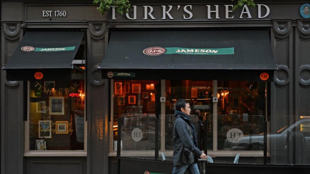 The Turk’s Head on Parliament Street in Dublin: owner David Cullen said there was “nothing sinister” in his entering into contracts between September 18th and 24th, 2009 to transfer 40 properties to his wife when he was disputing Bank of Ireland’s claim he was in default on loans and those contracts. Photograph: Eric Luke