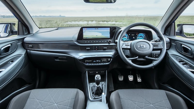 The Bayon gets the same interior fit and finish as Hyundai’s i20 supermini, with a bit more boot space.