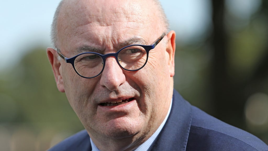 Phil Hogan, who is to step down as EU trade commissioner. Photograph: Nick Bradshaw/The Irish Times