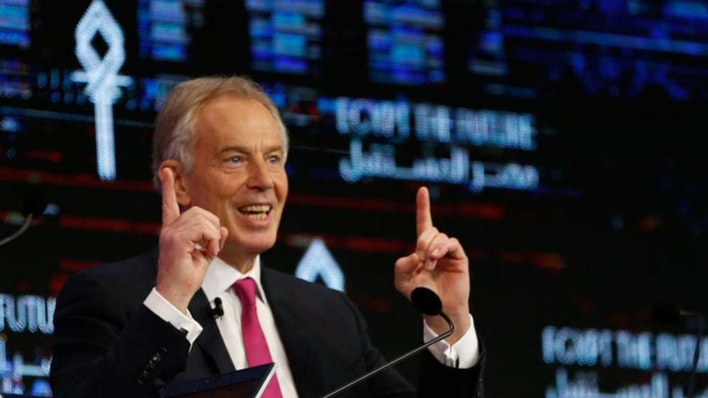 Former British prime minister Tony Blair says he wants to remain a part of the peace process. Photograph: AP Photo/Hassan Ammar