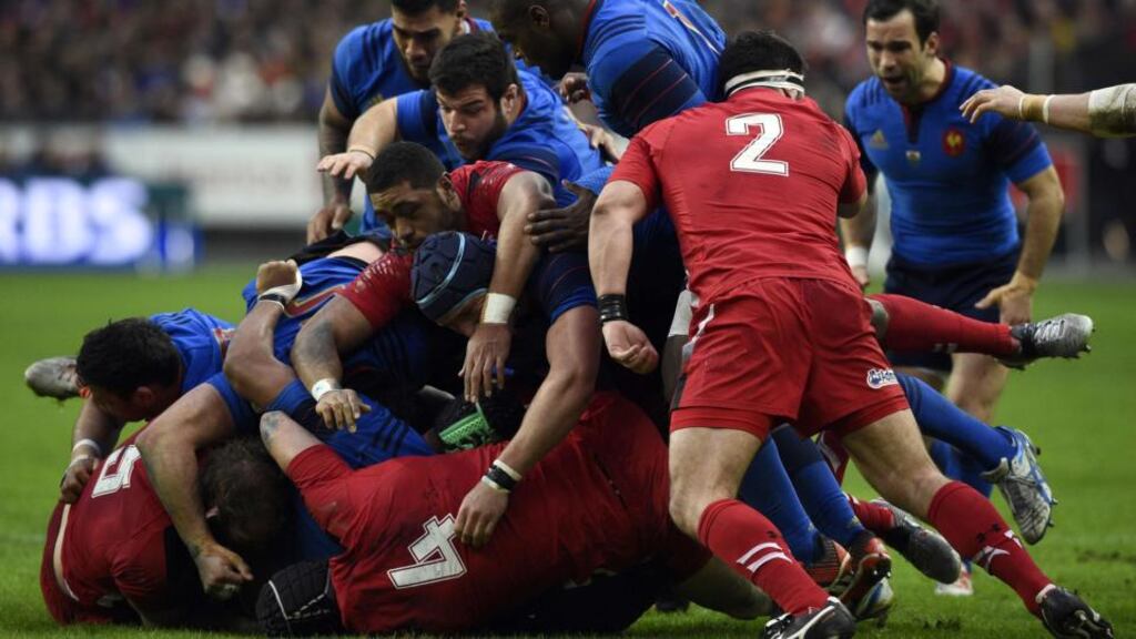 Wales, with the exception of Samson Lee and Luke Charteris, are all superb at the breakdown. And their flankers think their way around very similar to Australians. Photo: Franck Fife/AFP/Getty