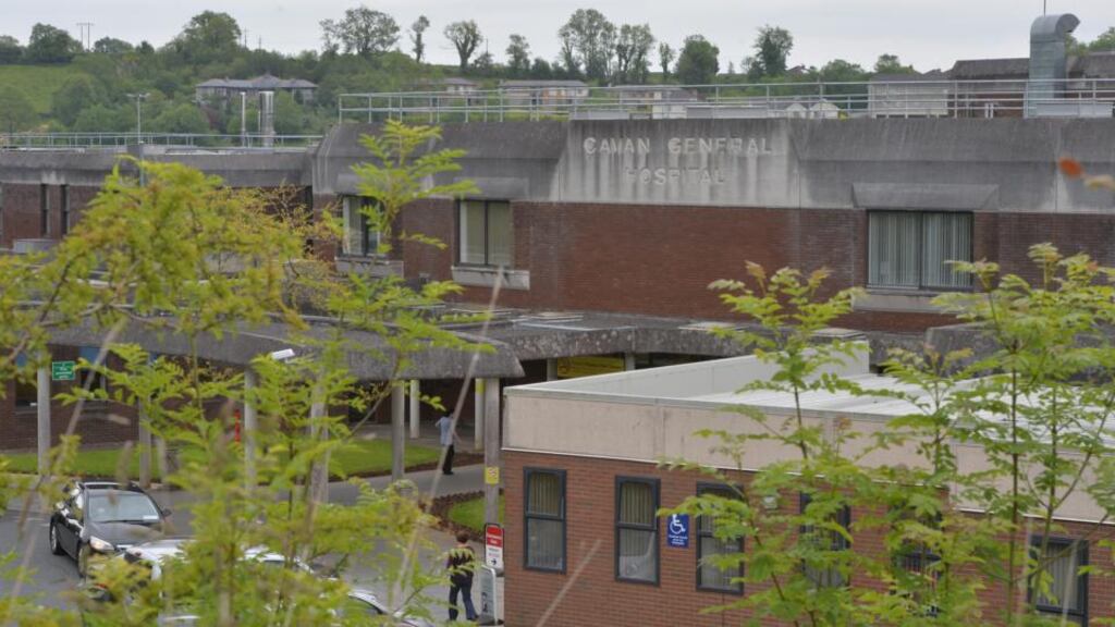 A woman patient has sustained multiple fractures after falling out of a window at Cavan General Hospital. Photograph: Alan Betson/The Irish Times.