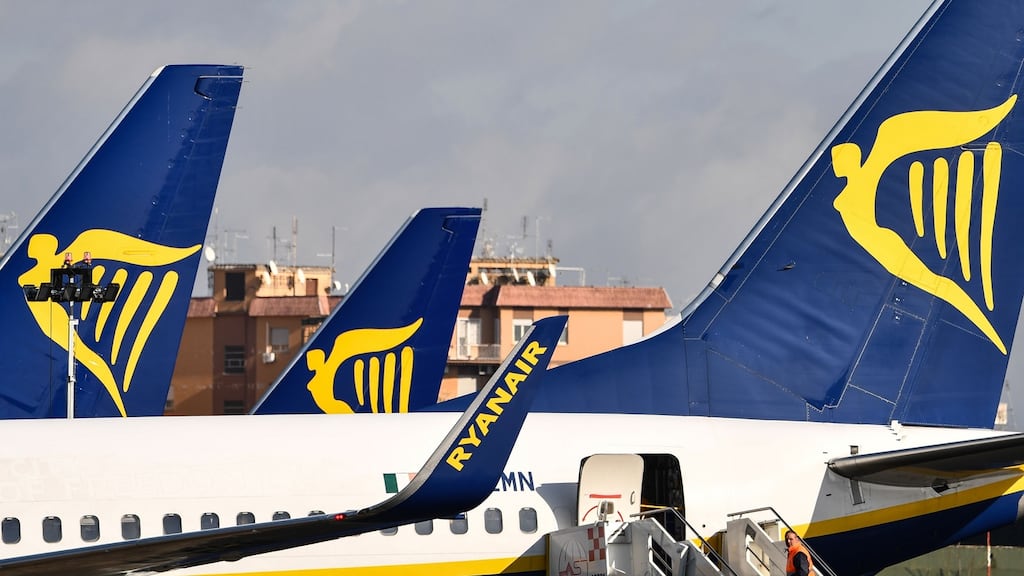 Ryanair argues that Ialpa’s demands would see some pilots doubling their pay to €346,000 a year. Photograph: Alberto Pizzoli/AFP/Getty