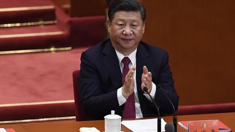 President Xi Jinping: The revisions to the constitution form a solid foundation for him to set policy for the next five years and even beyond that. Photograph: Wang Zhao/AFP/Getty Images