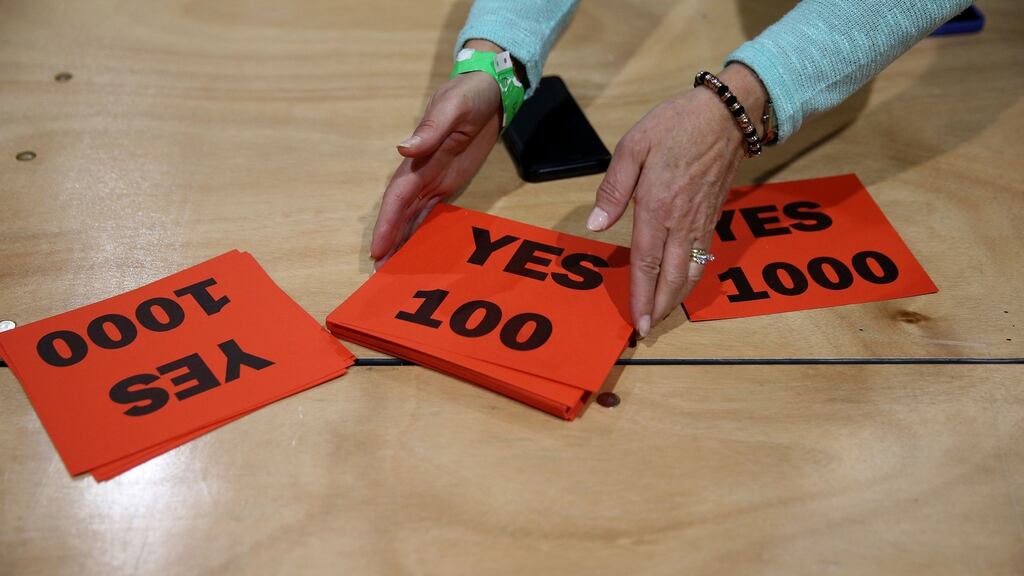Kildare’s two constituencies have voted Yes in the referendum on whether to repeal the Eighth Amendment. Photograph: Brian Lawless/PA Wire