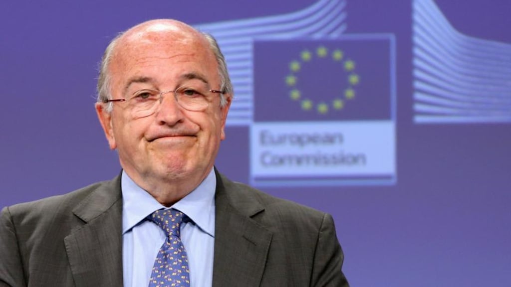 Ruling likely to mark one of the final antitrust decisions by EU competition commissionerEuropean Union Competition Commissioner Joaquin Almunia. Photograph: Rueters