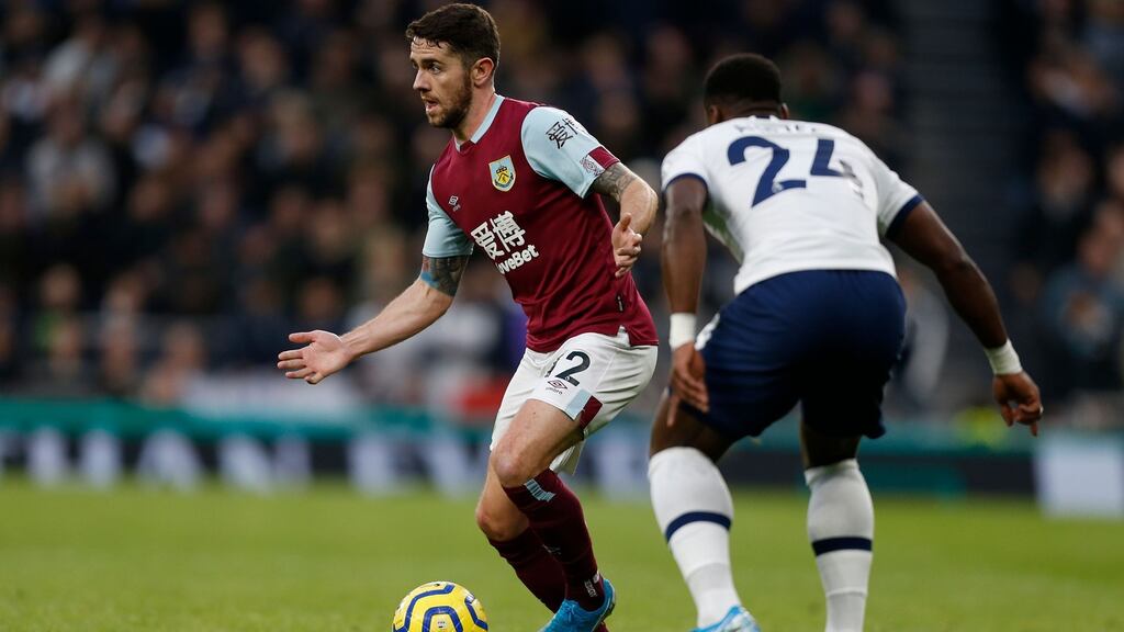 Robbie Brady is in contention for Burnley’s game against Sheffield United on Sunday. Photograph: Ian Kington/AFP via Getty Images