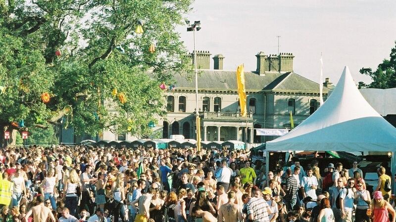 The crowd at Electric Picnic in 2005