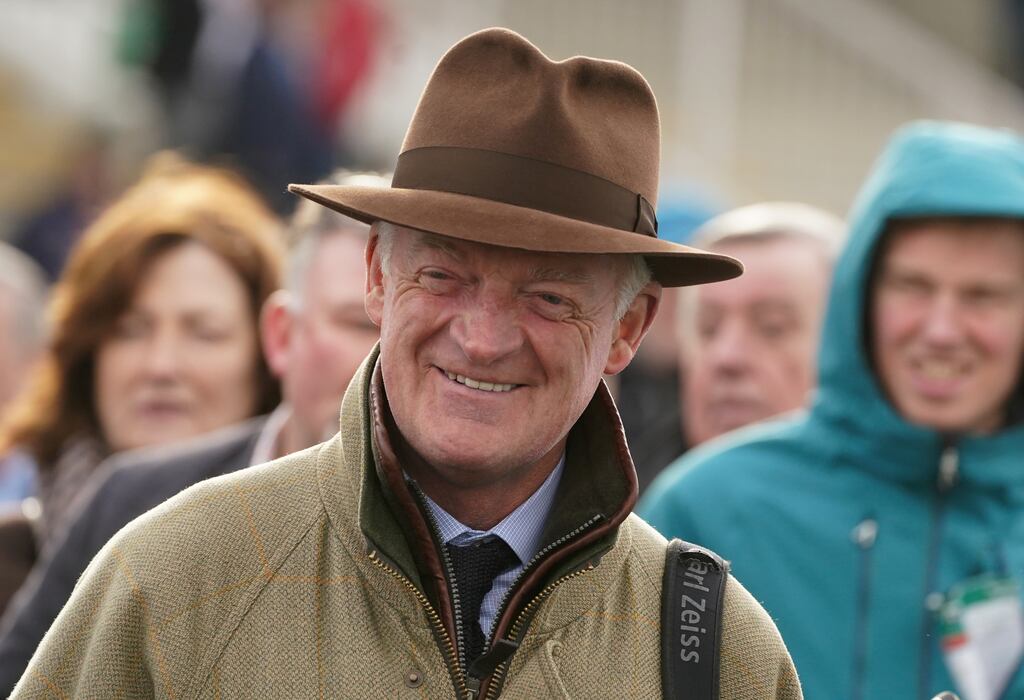 Willie Mullins is 20-1 to win the dozen Grade 1 races up for grab at his beloved Punchestown Festival this week. Photograph: PA