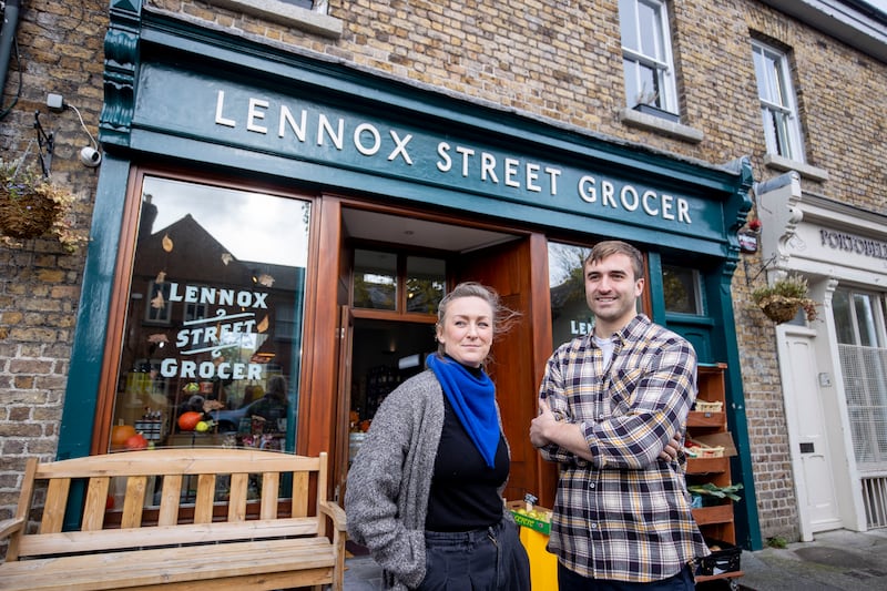 Chris and Claire Arnold at Lennox Street Grocer in Portobello. Photograph: Tom Honan/The Irish Times