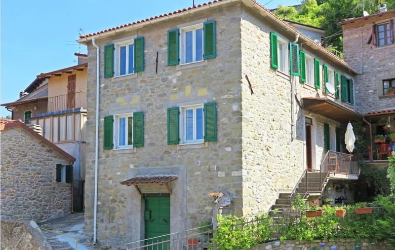 Italy: Traditional stone house in Massa and Carrara
