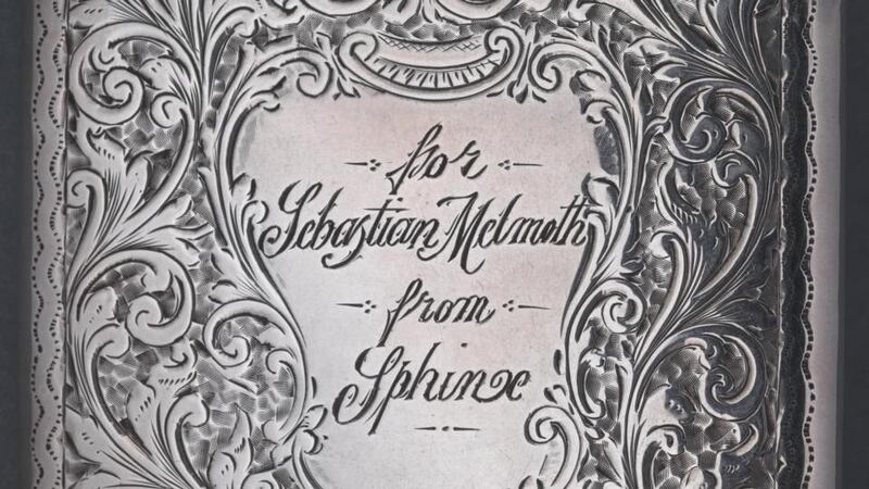 The star of ‘Oscar Wilde: Decadence and Despair’ is likely to be a tiny, elaborately engraved silver card case