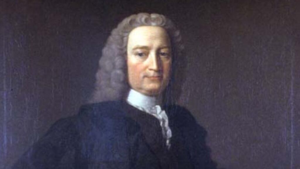 Portrait of Francis Hutcheson by Allan Ramsay at Hunterian Museum and Art Gallery in Glasgow