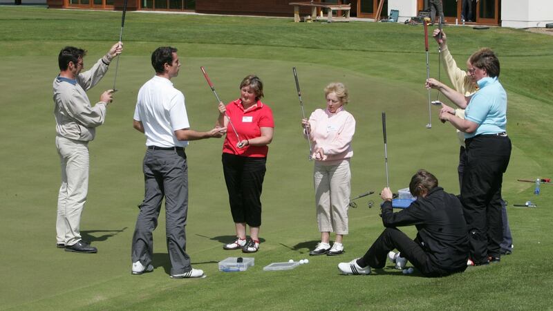 The Pelz Scoring School has been franchised mostly across America but one of his (surprisingly) few overseas locations has been in Killeen Castle in Co Meath. Photograph: Alan Betson