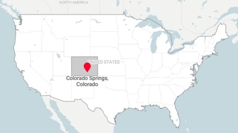 The incident, which took place about 110km south of Denver, is the latest in a resurgence of mass shootings in the United States. Map: Datawrapper
