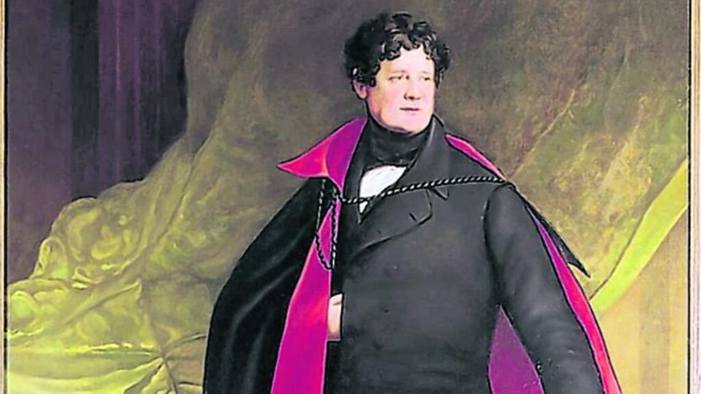 Portrait of Daniel O’Connell (1775-1847) by Sir David Wilkie. The Liberator championed human rights, particularly Catholic emancipation