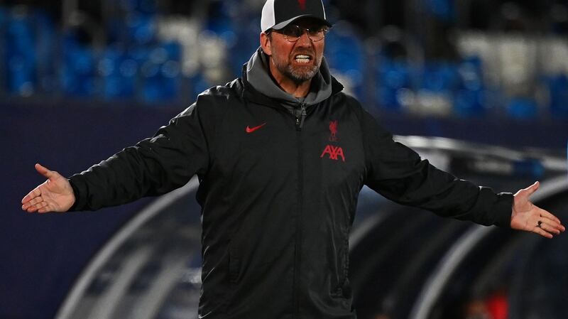 Liverpool have work to do if they’re going to be in the Champions League next year. Photo: Gabriel Bouys/AFP via Getty Images