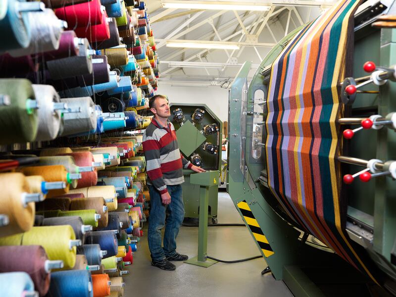 In the mill at McNutts, Donegal