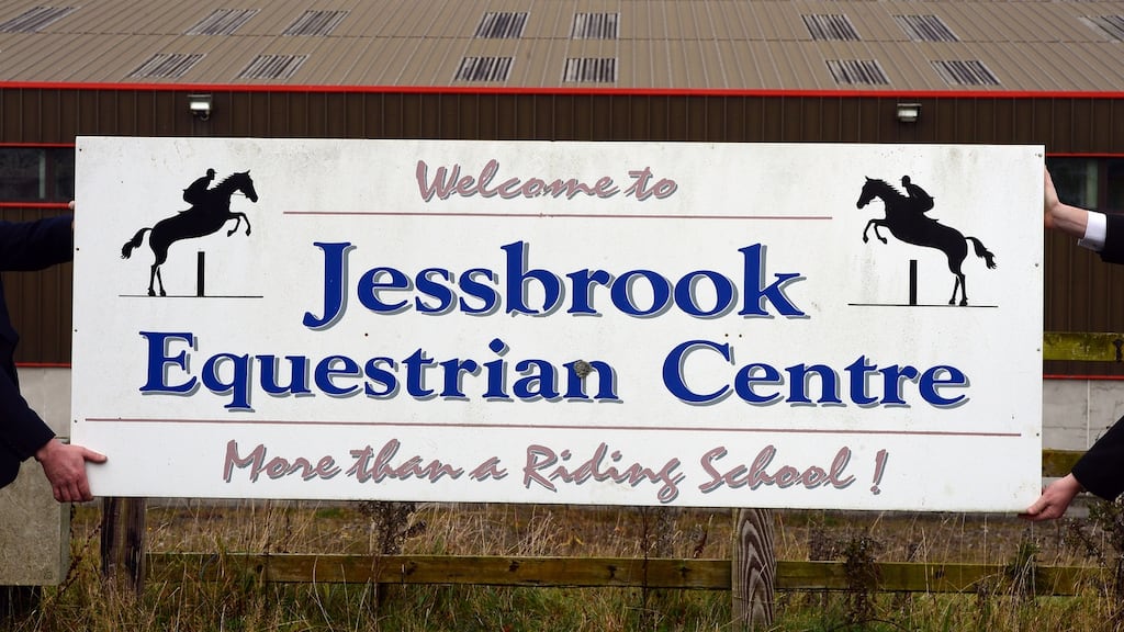 The Jessbrook Equestrian Centre, built by convicted drug trafficker John Gilligan beside his home. Photograph: Alan Betson