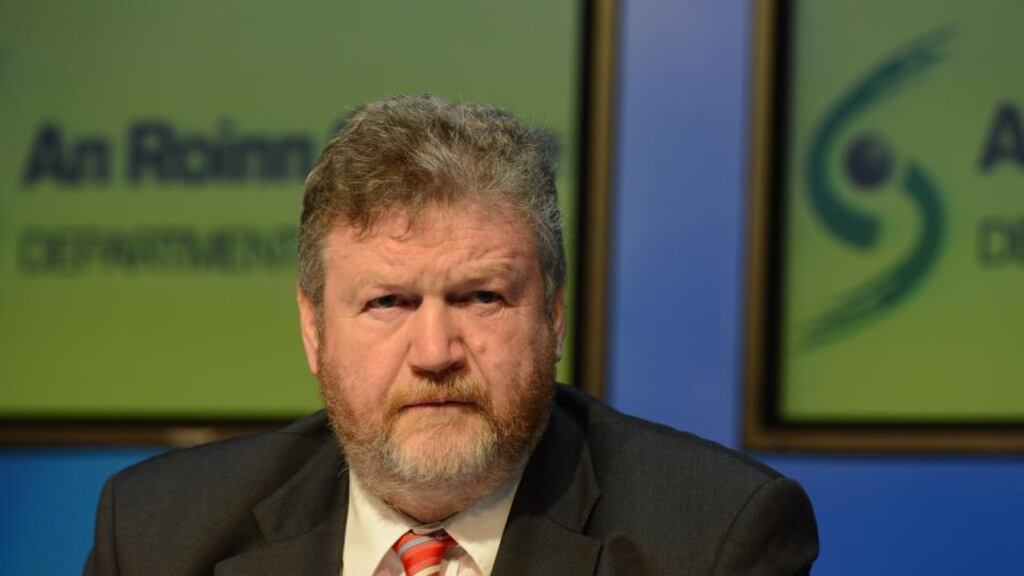 Dr James Reilly: on the back foot after a disastrous outcome for his department in the budget. Photograph: Cyril Byrne