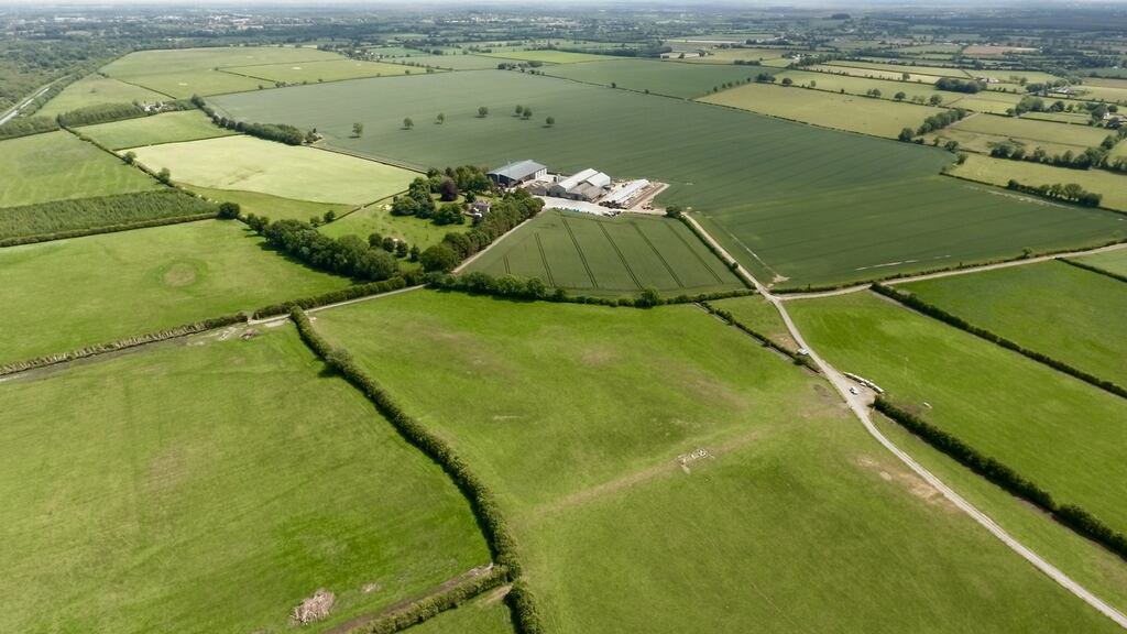 An aerial view of Ballinla Farm in Edenderry, Co Offaly.