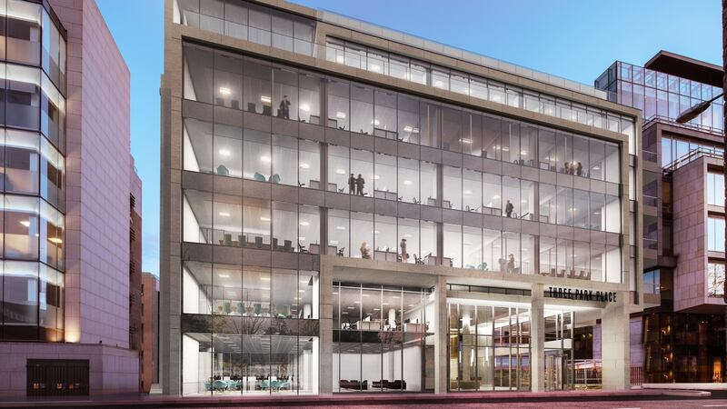 Three Park Place on Hatch Street Upper, Dublin 2 has panoramic views over Iveagh Gardens