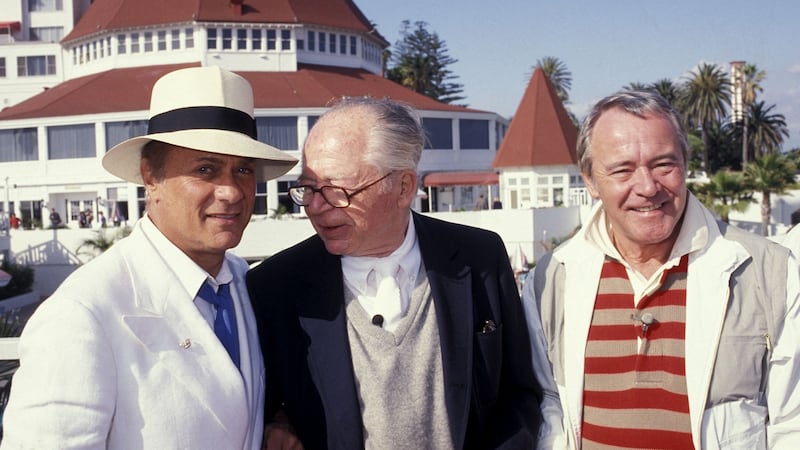 Film director Billy Wilder (centre) with actors Tony Curtis and Jack Lemmon. Photograph: Ron Galella/Ron Galella Collection via Getty Images