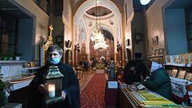 Ukraine wary of Russian aid offer for quarantined Kiev monastery