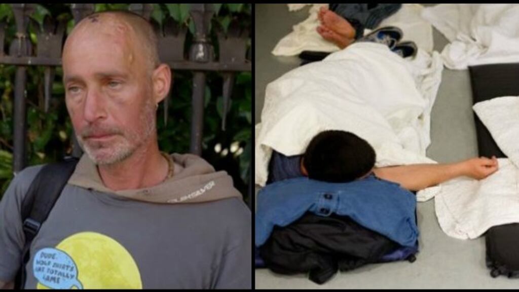 Johathan Corrie who died outside Leinster House in 2014 and roll-out mats in the Merchants Quay night cafe.