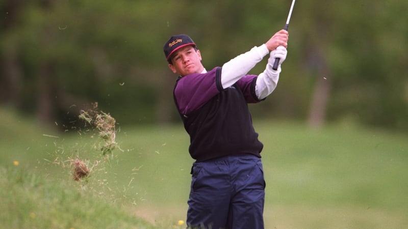 Peter O’Malley at the Benson & Hedges International. Photograph: Steve Munday/Allsport