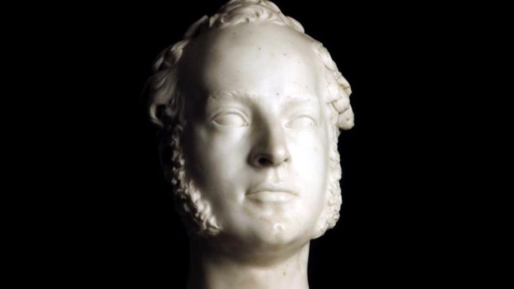 19th-century marble bust of an English vicar, Augustus FitzClarence, described as “the Irishman who would be King”, €5,000-€8,000, at Matthews Auction Rooms