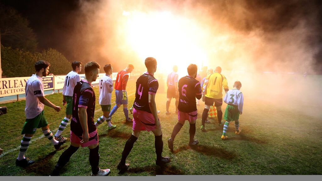 Wexford Youths lost their opening game of the current Airtricity First Division season to Cabinteely at Stradbrook in March. Photograph: Cathal Noonan/Inpho.