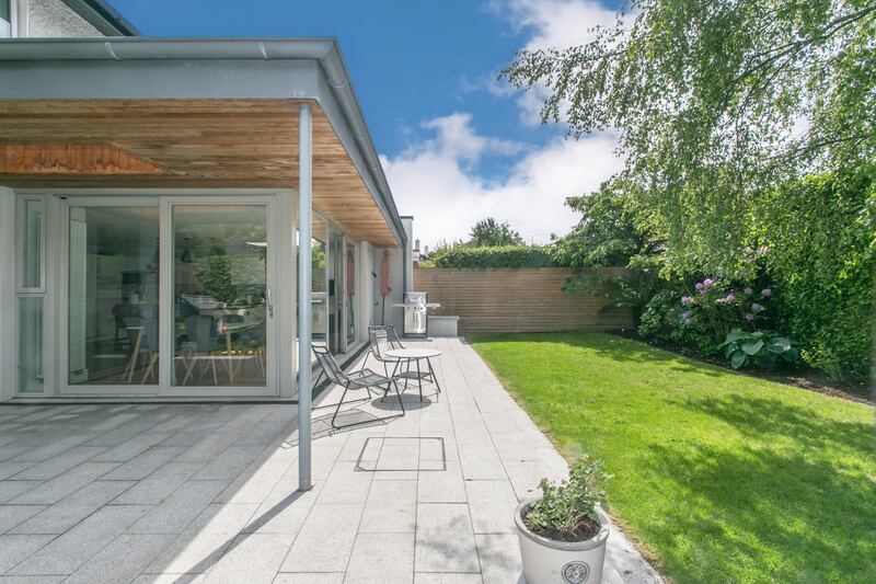 Rear patio and garden