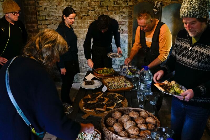 Mushroom hunting at Ballyteige Lodge in Co Wicklow. Photograph: Bryony Dunne