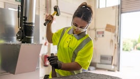 In pictures: A stonemasonry apprentice day at Kells Round Tower