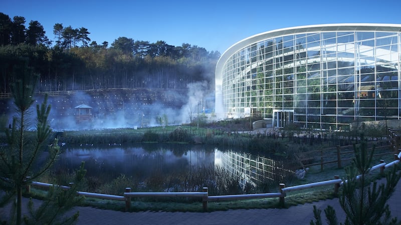 The Subtropical Swimming Paradise in Center Parcs, Milton Keynes. Photograph: Center Parcs
