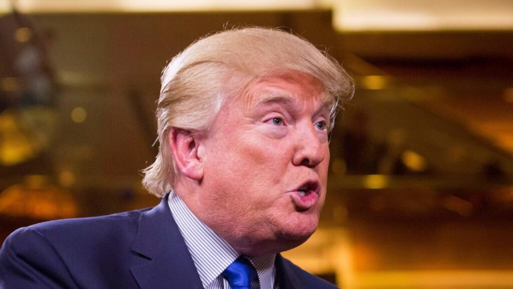 Donald Trump, president and chief executive officer of Trump Organization Inc. and 2016 Republican presidential candidate. Photograph: Michael Nagle/Bloomberg