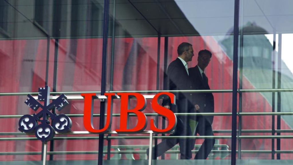 UBS, Switzerland’s biggest bank, reported first-quarter earnings that beat analyst estimates. Photo: Bloomberg