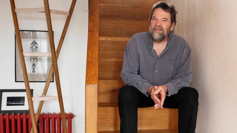 Master craftsman Ben Gabriel at the home he built in Derrykeel, Co Galway. Photograph: Andrew Downes, xposure