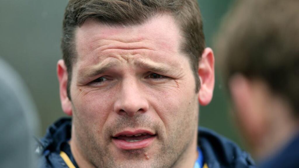 Leinster and Ireland prop Mike Ross: “It’s very fine margins get you selected at this level.” Photograph: Inpho