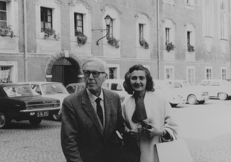 Alice von Hildebrand with her husband, Dietrich, in 1960. Photograph: Hildebrand Project via The New York Times