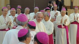 Pope Francis warns Korean Catholic bishops against worldly lifestyle