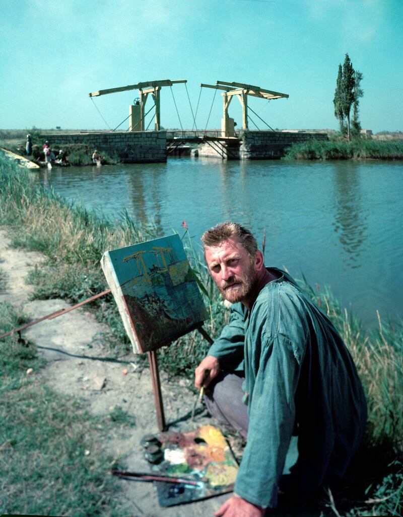 Kirk Douglas as Vincent Van Gogh in Vincente Minnelli’s 1956 film Lust for Life