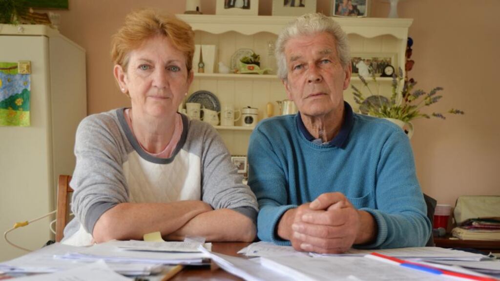 Violet and Martin Coyne have been ordered to leave their home in Blanchardstown, Dublin. Photograph: Alan Betson / The Irish Times