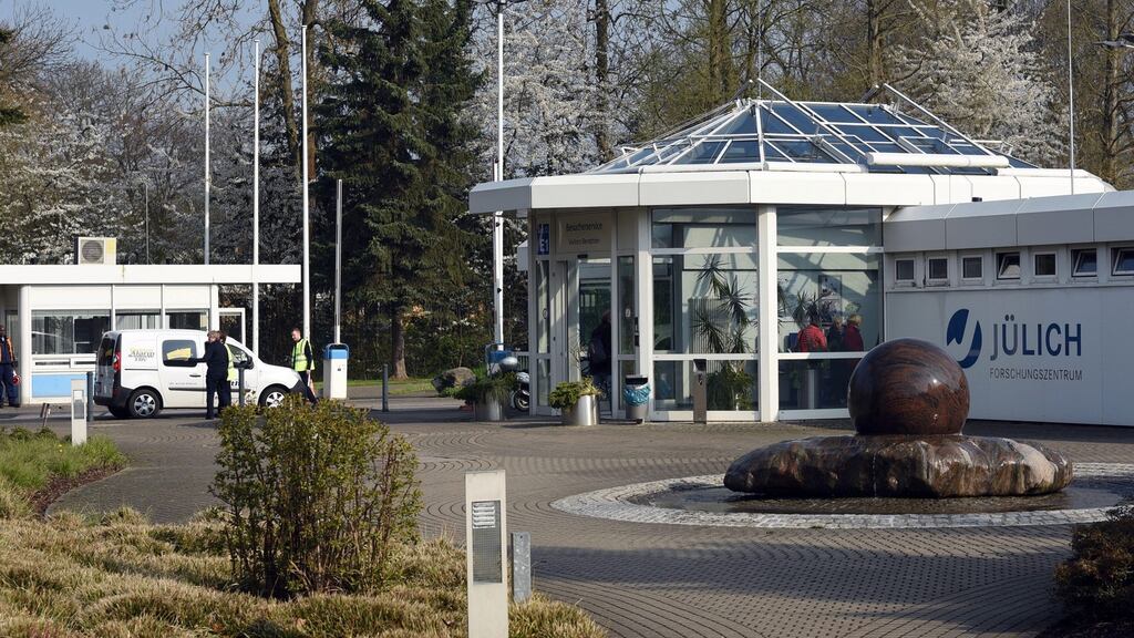 The Juelich research centre is near the Belgian border and stores atomic waste. Photograph: Henning Kaiser/EPA